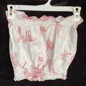 Paisley Print Tube Top